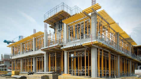 Each MULTIPROP has an integrated tape measure which can be pre-set before erection saving time-consuming measuring and re-adjustments