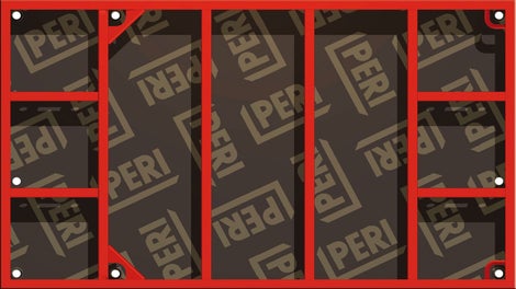 DOMINO elements are also highly suitable for forming foundations. In particular, the 1.25 m high panels complete with inset tie points are an advantage here, as they can be used very flexibly.<br/>